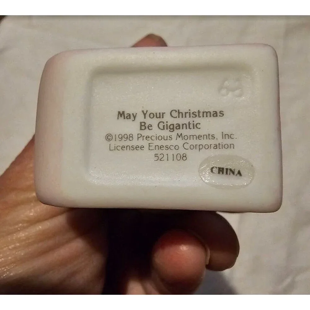 Precious Moments Elephant Christmas Train Ornament May Your Xmas Be Gigantic